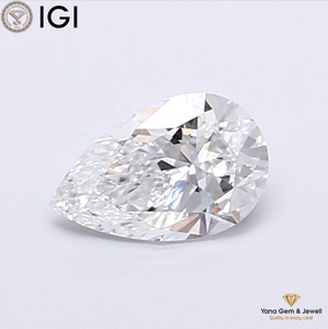 Diamante Cultivado en Laboratorio CVD con Forma de Pera, Certificado IGI, 1.00 Quilates, Claridad VVS1, Color D, para Colgante Solitario Elegante - Product Image 1
