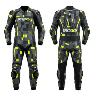 Traje de Motociclismo SpeedFreak de Manga Larga para Hombre, Transpirable, para Todas las Estaciones, de una Pieza, con Protección - Product Image 2