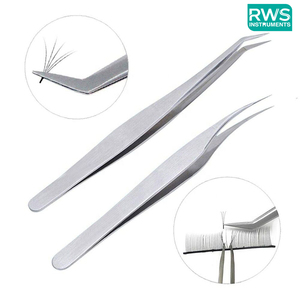 Ensemble de pinces en acier inoxydable RWS Instruments, outils de précision pour greffe de cheveux, instrument chirurgical manuel de classe I, certifié CE - Product Image 1