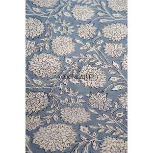 ผ้าฝ้ายพิมพ์ลายดอกไม้จากซัพพลายเออร์อินเดีย คุณภาพดีที่สุด ซื้อได้ในราคาขายส่งสำหรับการสั่งซื้อจำนวนมาก - Product Image 4