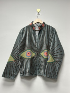 <b>Velvet</b> Embroidered <b>Jacket</b> Floral Pattern O-Neck Full Sleeve Winter <b>Women</b> Blazer Eco-Friendly Cotton Coat Casual Festival <b>Jacket</b> - Product Image 1