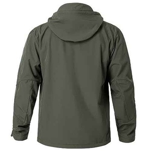 Veste en denim softshell imperméable et respirante pour homme, à capuche, manches amovibles, doublure en polaire, coupe-vent, vintage, pour le ski et la neige en hiver - Product Image 3