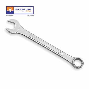 Llave Combinada de Acero al Cromo Vanadio de Grado Industrial, 17 mm, Métrica, Doble Extremo, Mordazas Lisas, Herramienta Manual - Product Image 2
