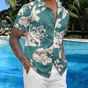 T-shirt hawaïen en coton doux de haute qualité pour homme, respirant et confortable, collection été, t-shirt de haute qualité - Product Image 5