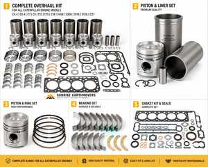 GENUINE OVERHAULING REBUILD <b>KIT</b> for for <b>ENGINE</b> C7 LINER PISTON RING 7E5213 4P6914 3153395 2767476 3707930 DIESEL PARTS - Product Image 4