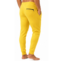 Pantalon de jogging décontracté pour homme en maille gaufrée texturée, coupe ajustée, taille élastique avec cordon de serrage, bas de sport pour homme