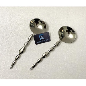 Newly Designed Stainless Steel Salad Server Set Mirror Polished Salad <b>Spoon</b> Set Kitchenware Utensils <b>Serving</b> <b>Spoon</b> Steel Cutlery - Product Image 1