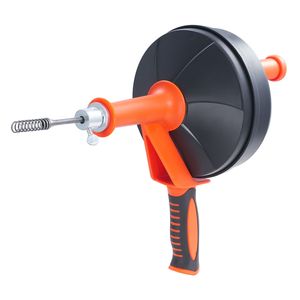 Sonda Sturatubi da 25 piedi con Attacco per Trapano, a Forma di Serpente, per Rimozione Ostruzioni in Scarichi di Cucina, Bagno, Doccia e Lavandino - Product Image 2
