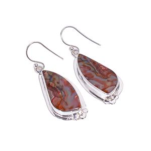 Pendientes de ágata Natural para mujer y niña, joyería hecha a mano india, aretes de Plata de Ley 925, venta al por mayor - Product Image 1