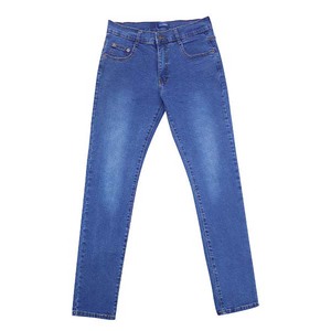 Pantalon en jean cargo épais pour homme, coupe ample, multi-poches, couleur unie, jean de travail durable, pantalon de charpentier en denim - Product Image 1