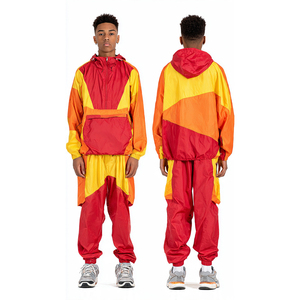 Survêtements coupe-vent pour hommes, veste imperméable 100% nylon, pantalon de jogging, ensemble de survêtements coupe-vent pour l'extérieur - Product Image 1