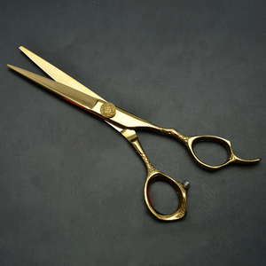 Ciseaux de barbier en or, ciseaux professionnels pour la coupe de cheveux, pour salon de coiffure et soins personnels - Product Image 1