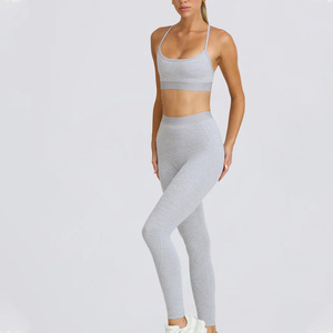 Conjunto de Yoga de 2 Piezas Personalizado para Mujer, Ropa Deportiva, Sujetador Deportivo y Leggings, Ropa de Entrenamiento, Ropa Deportiva Activa, Conjunto de Gimnasio - Product Image 5