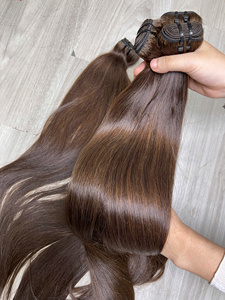 ผมตรงสีน้ำตาล ขนาด 12-34 นิ้ว ผมแท้เวียดนาม 100% แบบ Double Drawn ผมธรรมชาติ ผู้จัดจำหน่ายยอดนิยม - Product Image 6