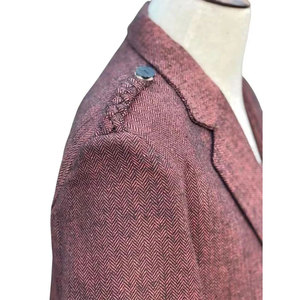 Ventoria Enterprises Men's Black <b>Tweed</b> Woolen Coated Argyle Kilt Jacket 5 Buttons Vest Wedding Traditional <b>Tartan</b> Customized - Product Image 5