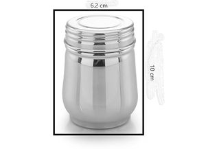 Stainless Steel Spice Jars With Lids Round Minimalist Design Food <b>Container</b> Capacity Metal Storage Set - Product Image 3