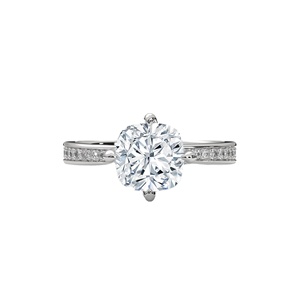 Anillo de Lujo de Platino con Diamante Transparente de Corte Cojín, Romántico, para Compromiso, Promesa, Aniversario, Boda o Regalo de Fiesta - Product Image 1