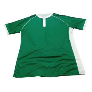 Camiseta de Manga Corta para Hombre, Cuello Redondo, Color Marrón, con Ribete en Contraste, Tejido de Poliéster, Corte Regular, Estilo Casual, Color Sólido - Product Image 6