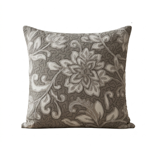Fundas de cojín suaves al tacto de 45x45 cm, adecuadas para salas de estar modernas y lujosas, fundas de cojín bordadas de algodón, venta al por mayor. - Product Image 2