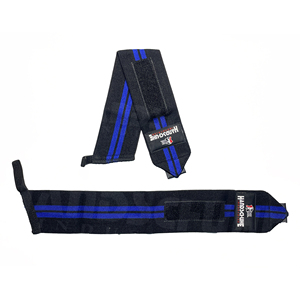 Muñequeras Deportivas Antideslizantes, Transpirables, Elásticas, con Doble Tira y Lazos para el Pulgar, para Entrenamiento, Fisicoculturismo y Levantamiento de Pesas - Product Image 2