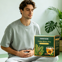 Thé détoxifiant pour le côlon Sachets de thé Complément alimentaire à base de plantes naturelles Soulagement de la constipation Nettoyage du côlon Santé intestinale Sans caféine