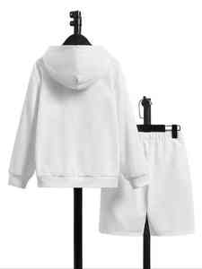 Conjunto de Sudadera con Capucha y Pantalones Cortos Vintage para Hombre, Moda 2025, Hecho a Medida, Dos Piezas, en Venta, Ropa Casual Masculina - Product Image 6