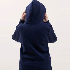 Wholesale Design Custom Logo Women's <b>Zipper</b> Up Hoodie & Sweatshirt Fleece Solid Color Full Sleeve Regular Fit Breathable Hoodies - Product Image 3