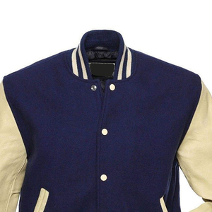 Best Selling Unisex High Quality Varsity <b>Jacket</b> Geometric Stand Long Sleeves <b>Winter</b> Use Breathable Eco-friendly Canvas Outdoor - Product Image 6