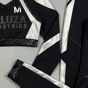 Uniforme de Porristas Personalizado por Sublimación, Uniforme de Baile de Alta Calidad para Chicas, Ropa Profesional para Equipos de Baile, Conjuntos Deportivos con Logotipo - Product Image 2