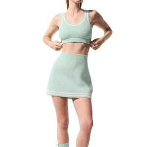 Ensemble de sport DiChoi Active pour femme, haut de sport, tissu respirant et anti-transpiration, tricoté, design de logo personnalisé - Product Image 1
