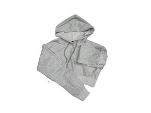 Ensemble de survêtement Fitness pour femmes, tenue de sport décontractée à manches longues, sweat à capuche, en Stock, 2020 - Product Image 6