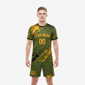 Tenue de sport pour équipe, uniforme de football pour hommes, maillot en polyester imprimé sur mesure, sublimation, fabrication OEM, uniforme de football pour hommes 2026 - Product Image 2