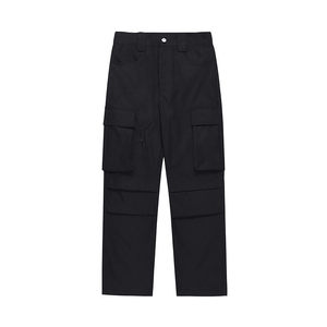 Pantalones Cargo Marrones para Hombre, Cintura Media, Cierre con Cordón, Múltiples Bolsillos, Transpirables, de Secado Rápido, Estilo Workwear, Peso Medio, para Invierno - Product Image 6