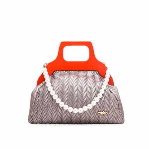 Brown P36063 Formal <b>Evening</b> Hand <b>Bag</b> - Product Image 3