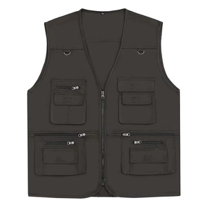 Gilet d'hiver pour homme de haute qualité, grande taille, multi-poches, coupe-vent, respirant, écologique, utilitaire, vente en gros - Product Image 1