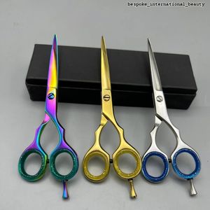 กรรไกรตัดผมสแตนเลสคุณภาพสูงแบบกำหนดเองสำหรับช่างตัดผมมืออาชีพ ใช้ได้ทั้งในร้านและที่บ้าน ขายส่ง - Product Image 4