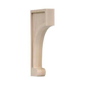 Modern Wooden Corbels Solid Wood Cabinet Brackets Decorative Furniture Corbels Custom Designs Wholesale Supplier - Product Image 1