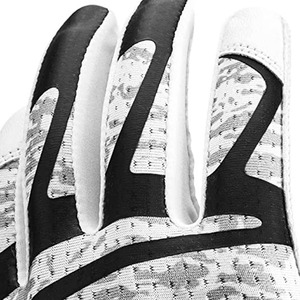 Gants de frappeurs de baseball et softball haut de gamme, pour l'intérieur de terrain, à doigts entiers, avec logo personnalisé, paume en cuir, pour adultes, unisexe, respirants et antidérapants - Product Image 3