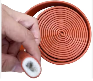 Gaine en fibre de verre ignifuge et résistante à la chaleur de haute qualité pour la protection industrielle - Product Image 3