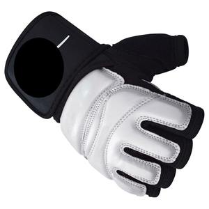 ถุงมือชกมวยพร้อมสายรัดข้อมือ ขายส่ง ถุงมือ MMA แบบกำหนดเอง OEM ถุงมือต่อสู้หนังแท้ขายดีที่สุด ถุงมือ MMA อเนกประสงค์ - Product Image 3