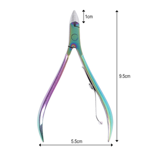 High Quality Manicure <b>Tool</b> Nail Cuticle Nipper Professional Stainless Steel <b>Sharpening</b> Nail Nipper Colorful Nail Cuticle Nippers - Product Image 2