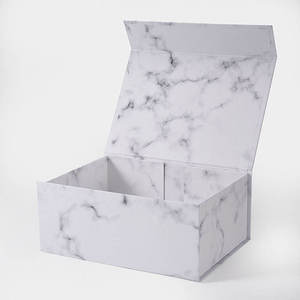 Cajas de Regalo de Mármol Personalizadas con Cierre Magnético y Cinta, Empaque de Lujo Personalizado al por Mayor - Product Image 1