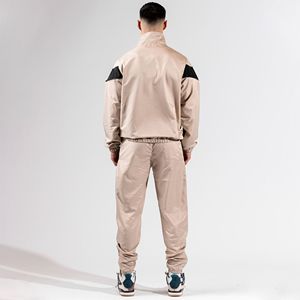 Ensemble de survêtements amples OEM personnalisés 420 g/m² pour homme, gris, style streetwear, avec sweats à capuche et pantalons de jogging, fabricant - Product Image 6
