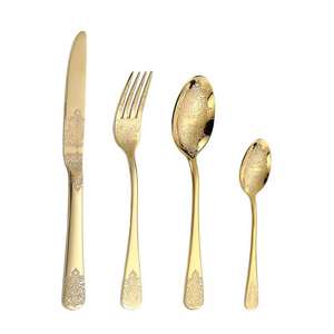 Ensemble de couverts en acier inoxydable pour buffet |   Vaisselle hygiénique résistante à la rouille pour hôtels et traiteurs - Product Image 1