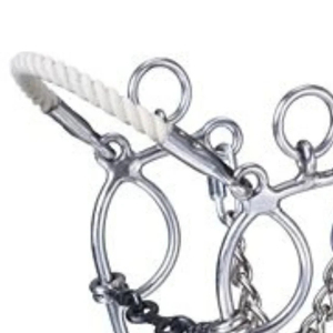 Nuevos diseños de bocados para caballo de acero inoxidable, bocados de gag para caballo, bocados con correa de nariz y bocados de alambre trenzado. - Product Image 4