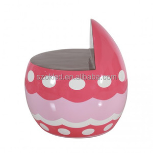 Chaise œuf de <span class=keywords><strong>P</strong></span>âques (rose) Arbre aux œufs de <span class=keywords><strong>P</strong></span>âques Lapin assis Plante carnivore le Cavalier sombre Ballerine Princesse Bonbon Fée - Product Image 3