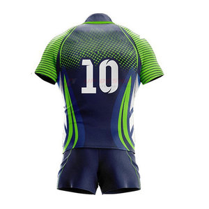 Tenues de rugby personnalisées en sublimation, grandes tailles, impression de logo, respirantes, 100 % polyester, couleurs personnalisées, service OEM - Product Image 3