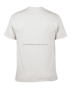 100% T-shirts pour hommes en coton américain Impression numérique personnalisée avec étiquettes gratuites et étiquettes volantes Couleur blanche - Product Image 3