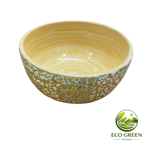 Bol à pédicure en bambou fait main, bassin de spa pour les pieds, pour salon de manucure, spa de beauté de luxe et relaxation à domicile - Product Image 3