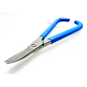 Tijeras de Joyero de Acero Inoxidable con Hoja Curva de 7 Pulgadas, Mango de PVC, Tijeras para Trabajar Metales, Personalizadas por ZETOMED PRO DIY - Product Image 5